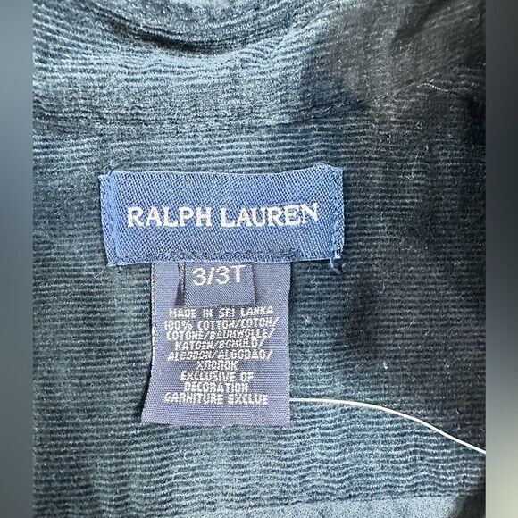 RALPH LAUREN Drop Waist Corduroy Dress, SIZE 3T - Picture 14 of 15